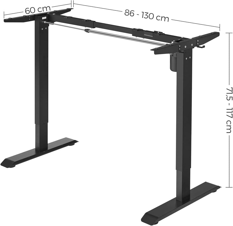 Elektrisk skrivebord - Højdejusterbar - BureaFrame - Office Barn - Uden desktop -