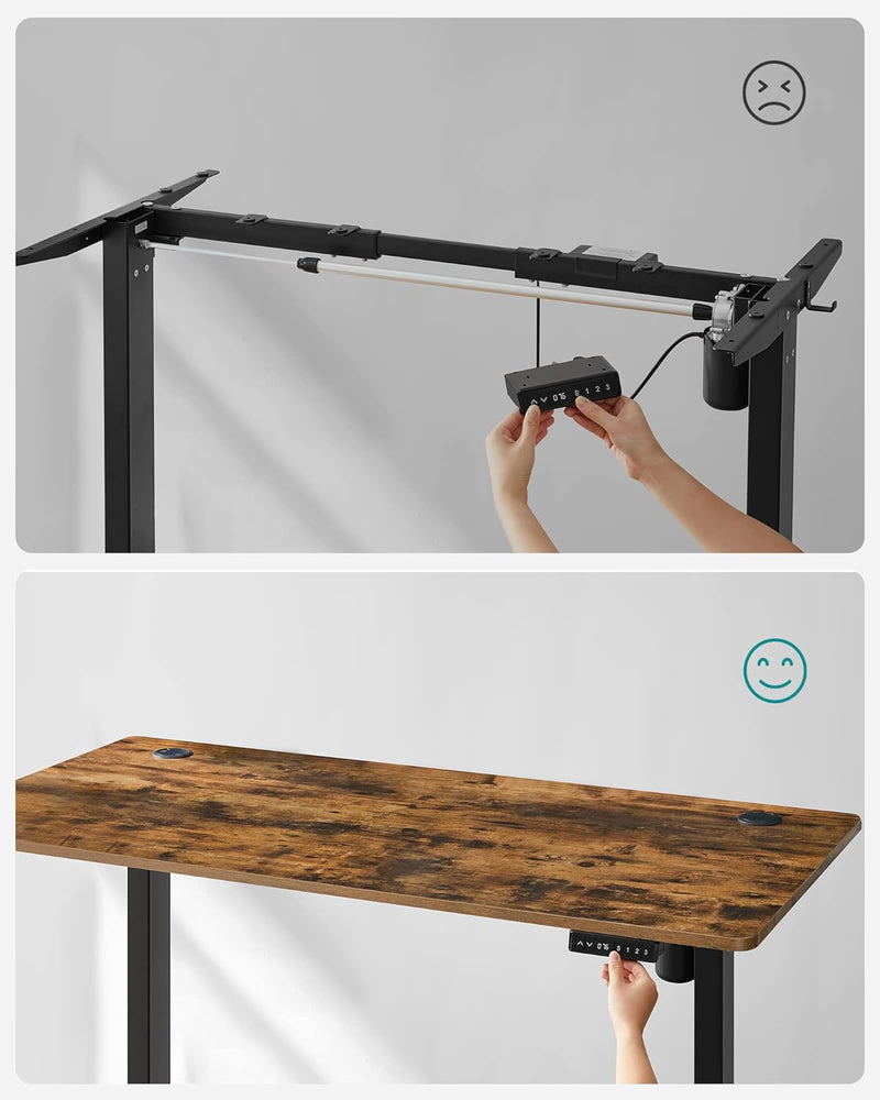 Sit Stand Desk - Computed Table - Höjdjusterbar - med hjul - Desk