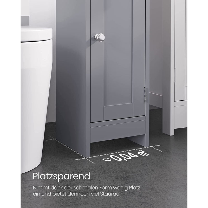 Armoire de salle de bain - Beepercase - Deux compartiments ouverts - Gray