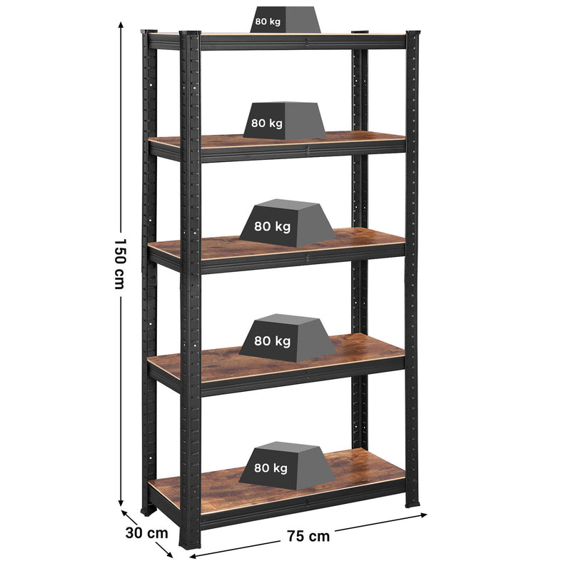 Ensemble de 2 supports debout de 150 cm de haut