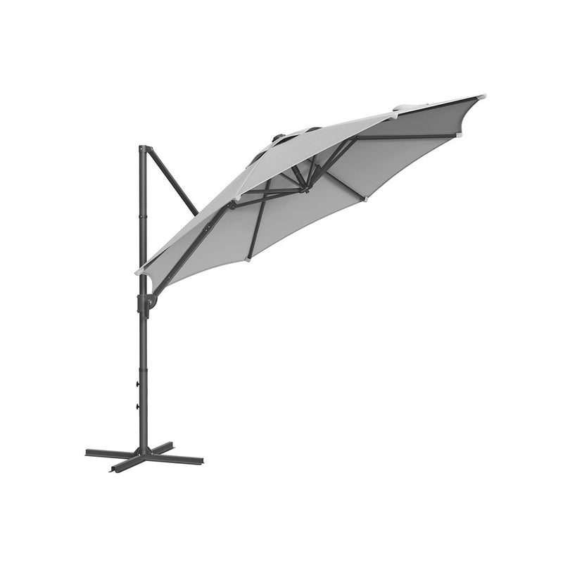 Parasol - Carrier Parasol - Med Crank and Cross Foot - Gray