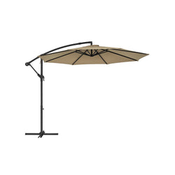 Parasol - Sunshade - Octagonal - Med Sling och Cross Foot - Brown