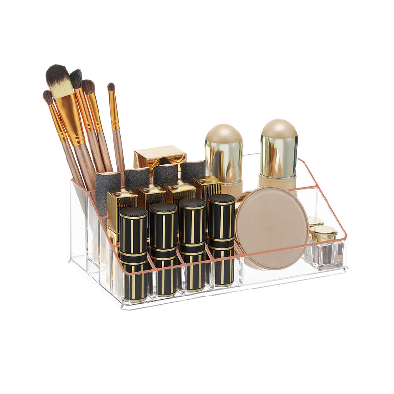 Make -up Organizator - 3 sertare - transparent