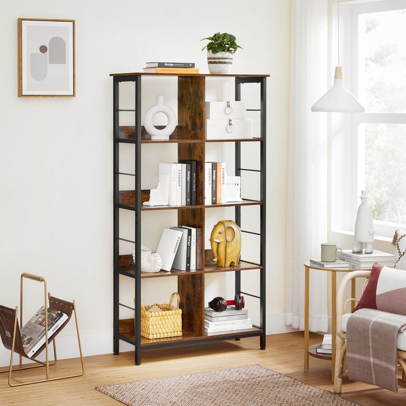 Armoire de salon - armoire de rangement - Rack debout - marron -zwart