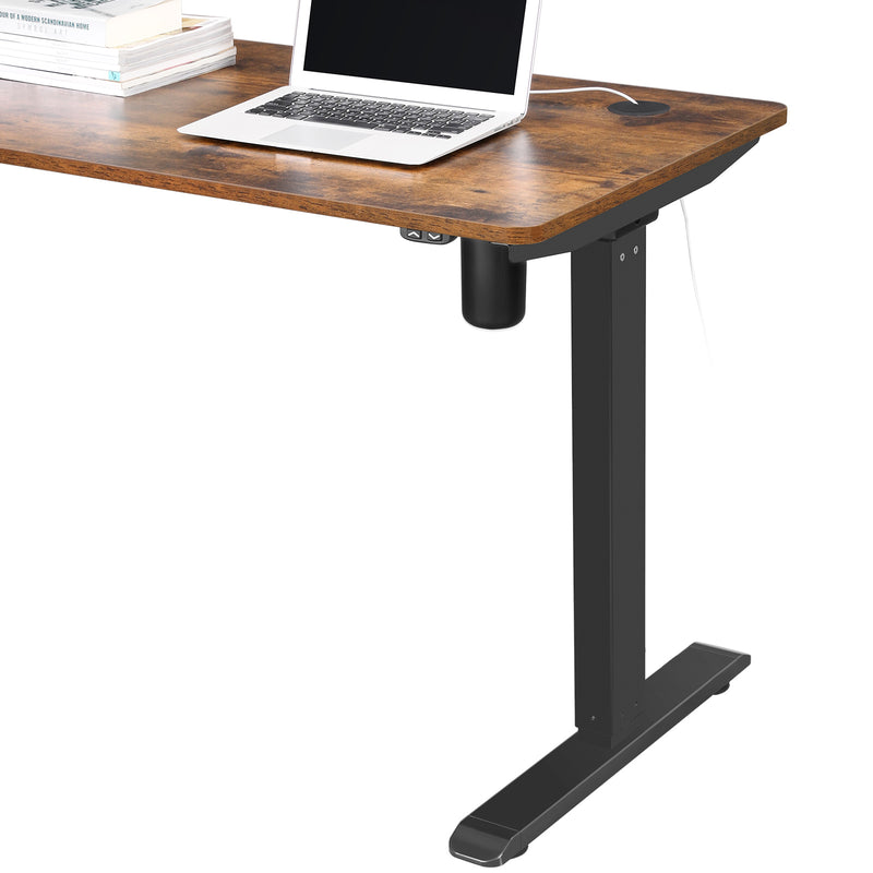 Sit Standing Desk Frame - Computer Frame - Höjd justerbar - Svart