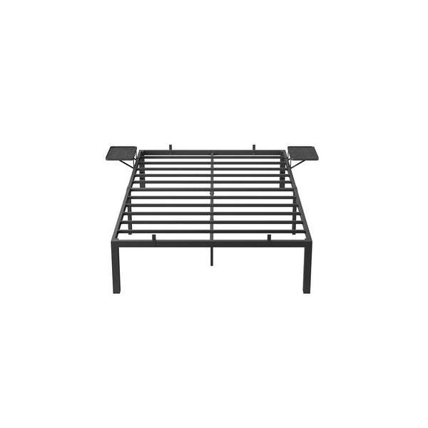 Bed frame - Metalen frame - Tweepersoonsbed - 200 x 140 cm - Zwart