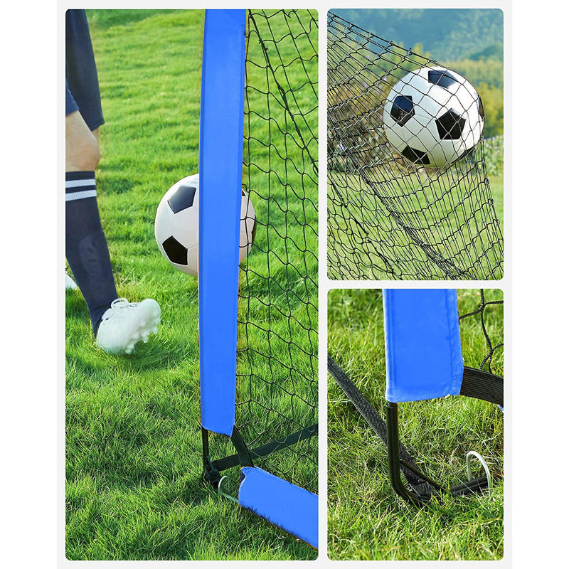 Voetbalgoal - Set van 2 - Kleine goals - Blauw