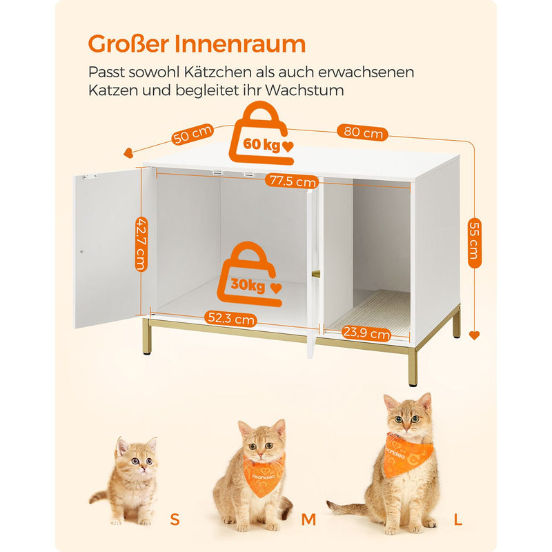 Roster Box -kaappi - moderni kaappi - 2 tuumaa - valkoinen