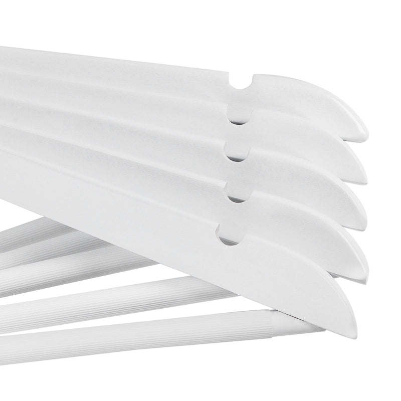 Träkläderhängare - Uppsättning av 10 - Solid Wood Kleer Hanger - White