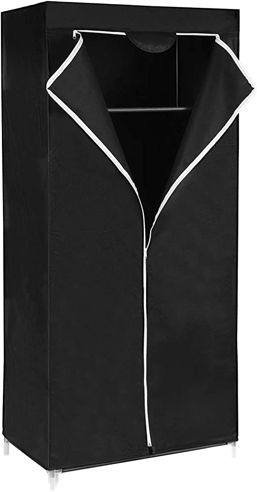 Armoire - Folder Gardeobe - 160 x 75 x 45 cm - noir