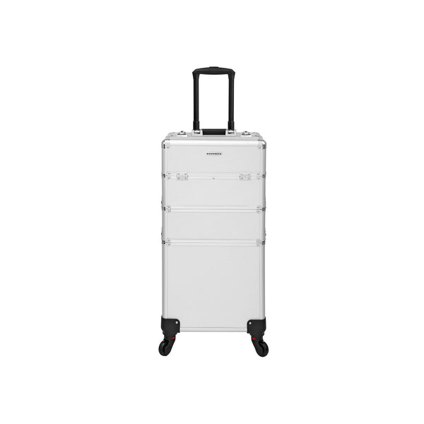 Cosmetics Trolley 3 en 1 Make-Up Silver