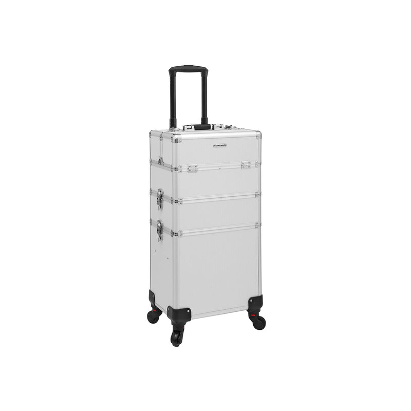 Cosmetica Trolley 3-in-1 - Make-up Koffer - Zilver