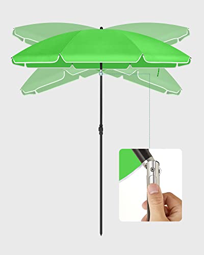 Garden Paraplu - Ø 200 cm - Parasol de plage - Tiltable - vert