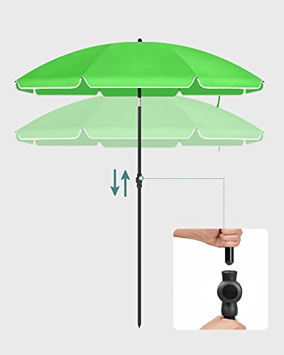 Tuinparaplu - Ø 200 cm - Strandparasol - Kantelbaar - Groen