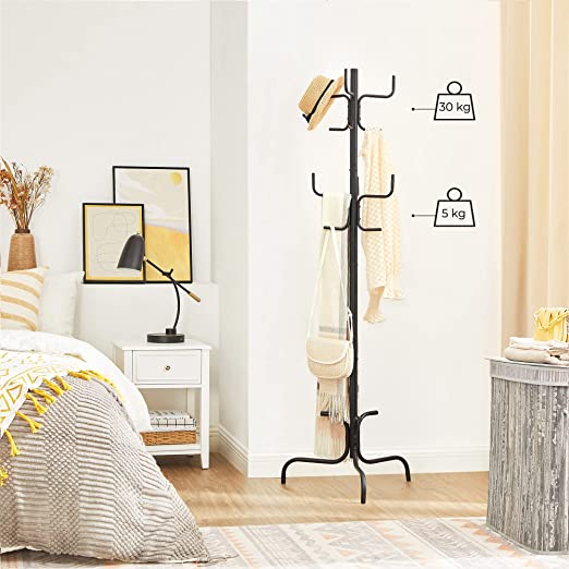 Coat Rack - Tøjstativ - 6 Hooks - Van Staal