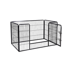 Cage de chien - Cage de chiot - Banc de chien - Run Puppy - Black