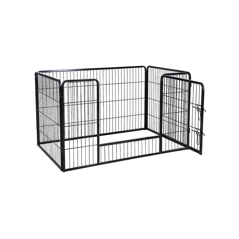 Cage pentru câini - cușcă de cățeluși - Bench Dog - Puppy Run - Negru