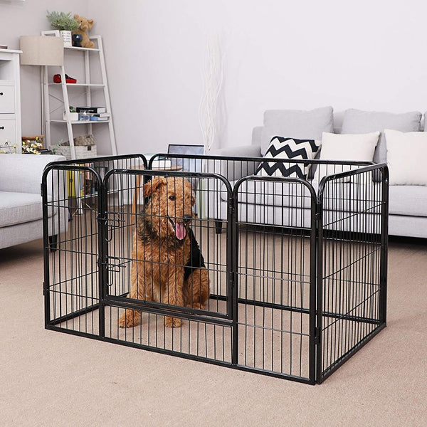 Cage de chien - Cage de chiot - Banc de chien - Run Puppy - Black