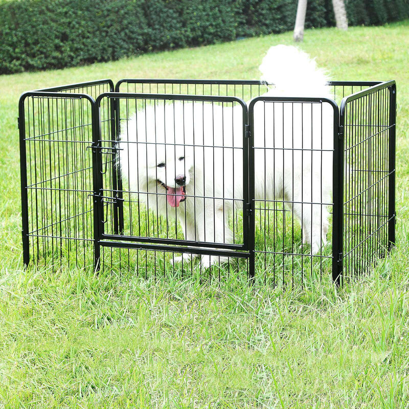 Cage pentru câini - cușcă de cățeluși - Bench Dog - Puppy Run - Negru