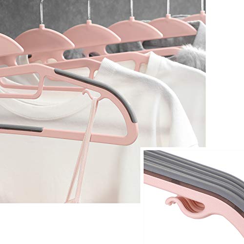 Kledinghangers - Kleerhangers - Hangers - Antislip - 20 stuks - Rose