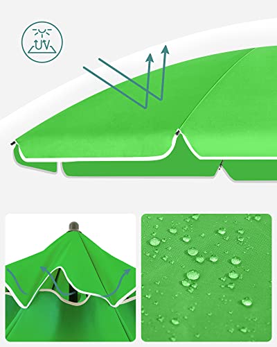 Garden Paraplu - Ø 200 cm - Beach Parasol - Tiltable - Green