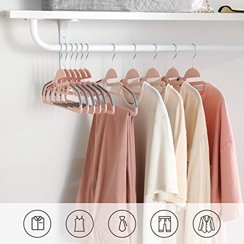 Kledinghangers - Kleerhangers - Hangers - Antislip - 20 stuks - Rose