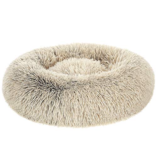 Hondenbed - Hondenmand- Kattenbed - Zacht pluche - 50 cm - Kaki