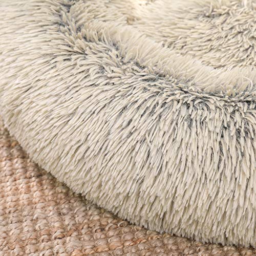 Hondenbed - Hondenmand- Kattenbed - Zacht pluche - 50 cm - Kaki