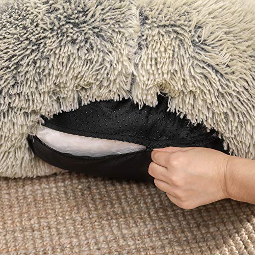 Hondenbed - Hondenmand- Kattenbed - Zacht pluche - 50 cm - Kaki