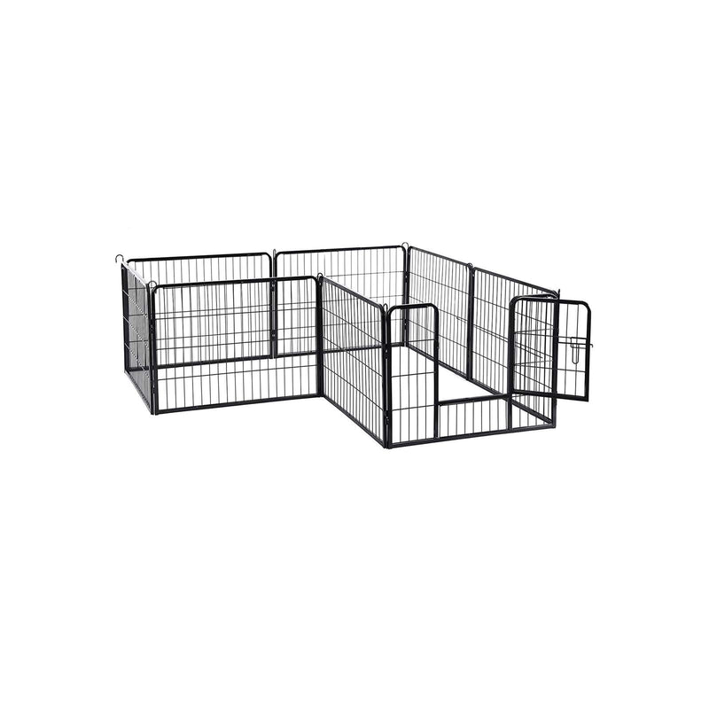 Puppy Ren - Country Shelter for Dog - 8 réunis - chacun 77 x 60 cm - noir