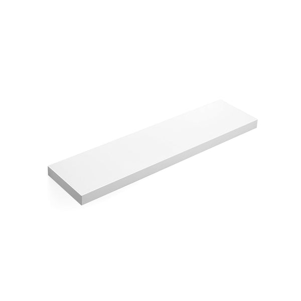 Wandplank - Zwevende plank - 80 x 20 x 3,8 cm - Wit