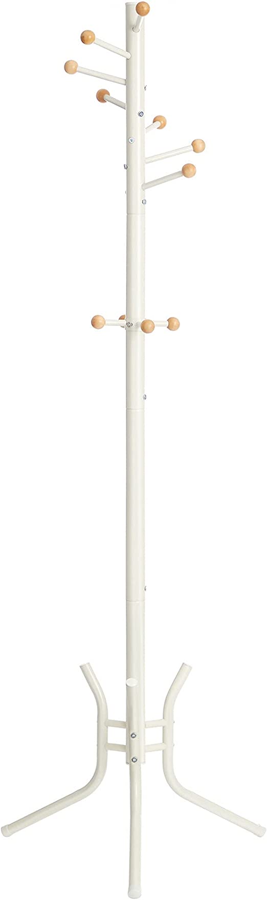 Coat Rack - klädstativ - 11 bollkrokar - Van Staal - 53,5 x 53,5 x 173 cm