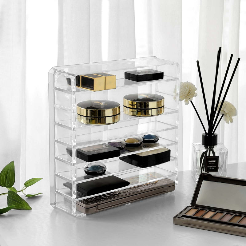 Organisateur de Make -Up - Cosmetics Storage - Make Up Armoret - Make Up Rack - Transparent