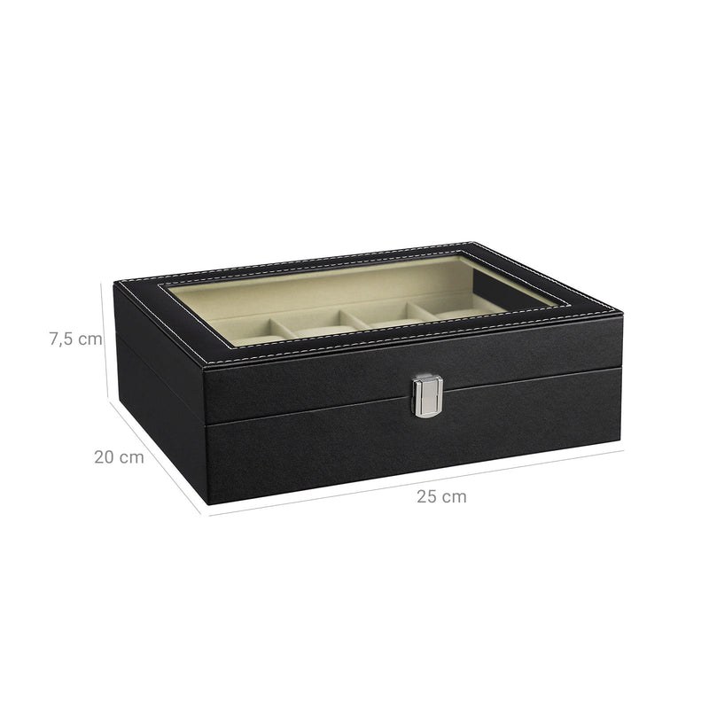 Watchbox - Watch Cabinet - Med Galzen Lid - For 10 ure