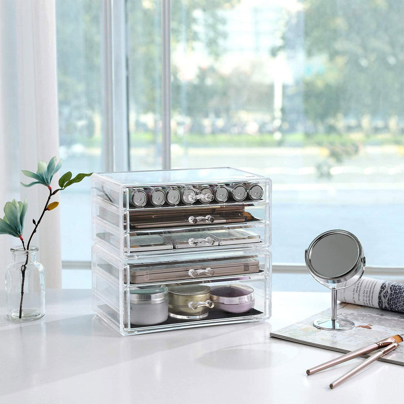 Make-up organizer - Met 5 lades - Transparant