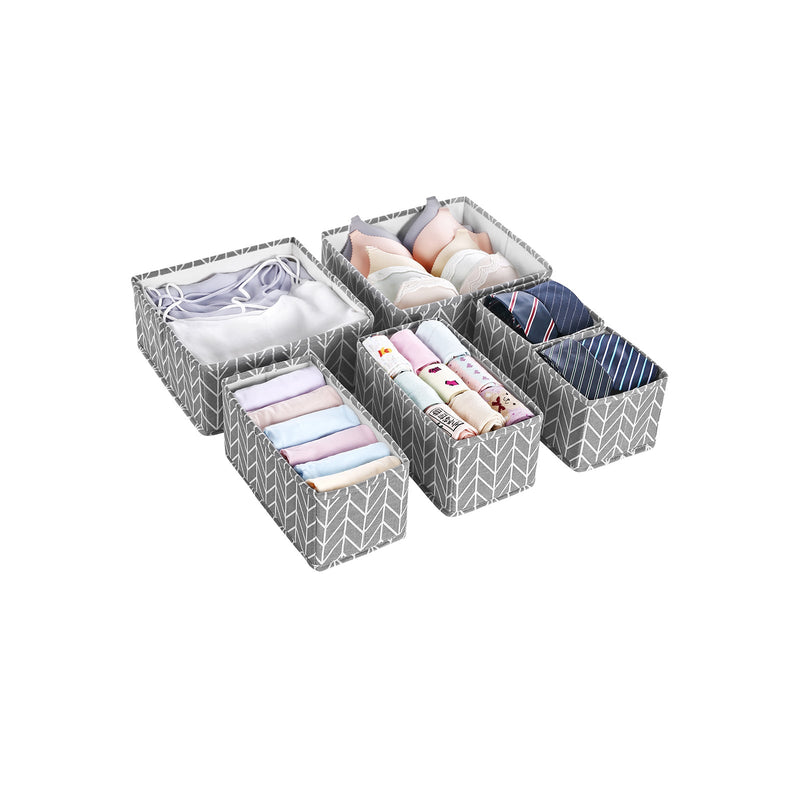 Cutii de stocare - pentru lenjerie - set de 8 - Draw -organizer - Sistem de stocare