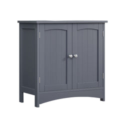 Cabinet de lavabo - Meubles de salle de bain - avec 2 portes - Style de campagne - Gray