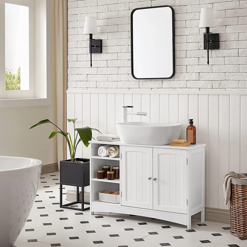 WASHBASIN MURNITER - Basskåp - Badrumsmöbler - Extra Long - White