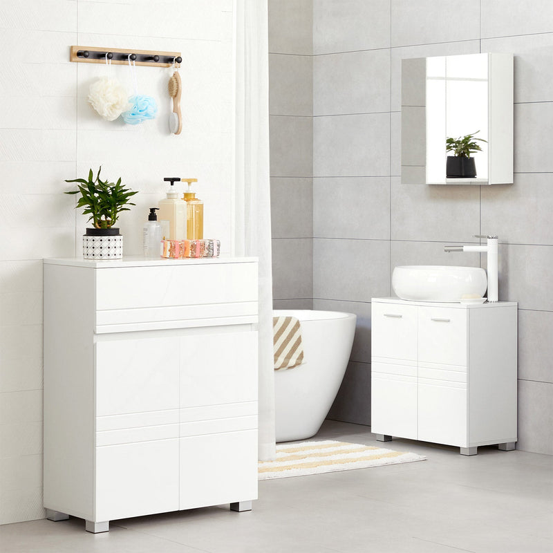 Washbasin Undercae - Dulap de bază - Dulap de baie - Dulap de bază - Mobilier pentru baie - Alb