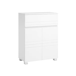 Dulap de baie - Sideboard cu sertar - Alb