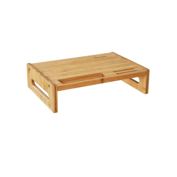 Stand de moniteur - de Bamboo - ergonomic - support d'écran - bamboehout