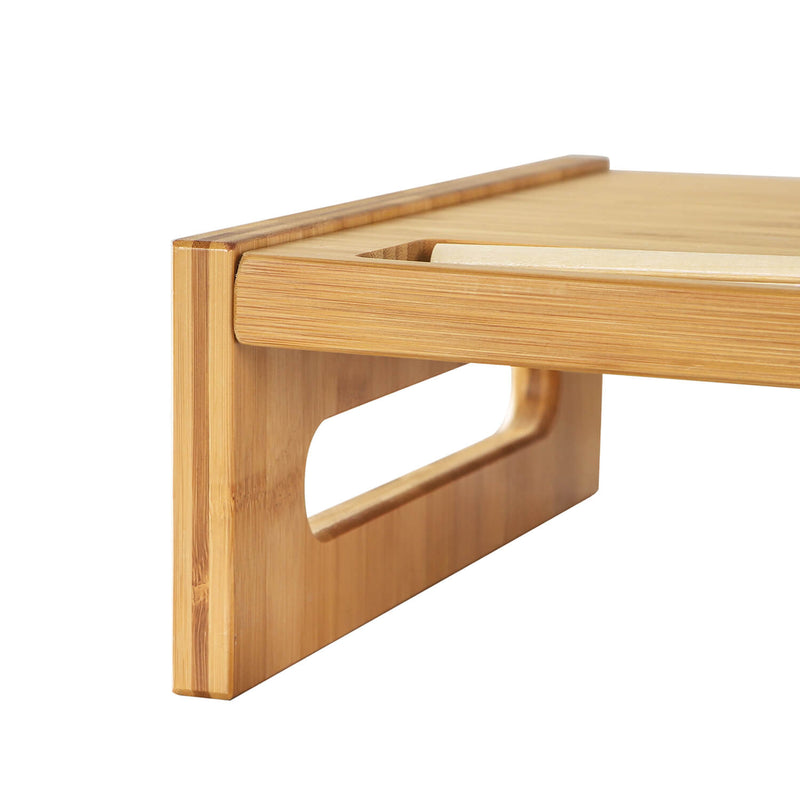 Stand de moniteur - de Bamboo - ergonomic - support d'écran - bamboehout