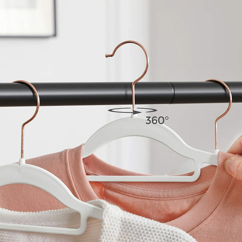 Uppsättning av 30 - klädhängare, icke -slip - plasthängare - Space -Saving Clothes Hangers