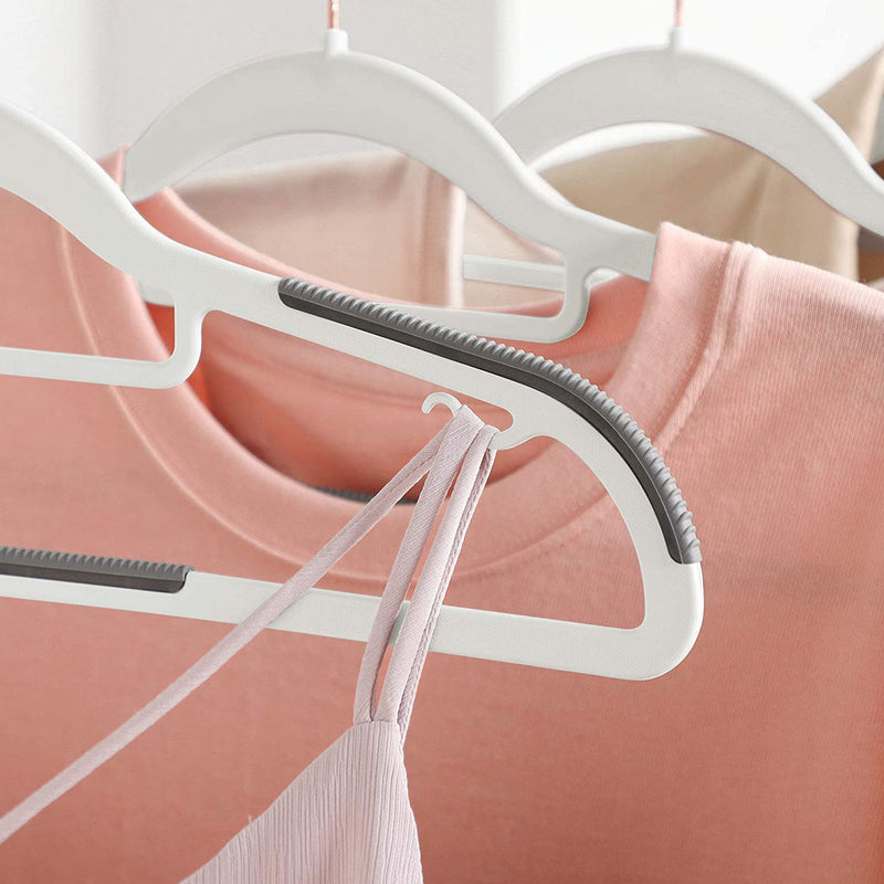 Uppsättning av 30 - klädhängare, icke -slip - plasthängare - Space -Saving Clothes Hangers