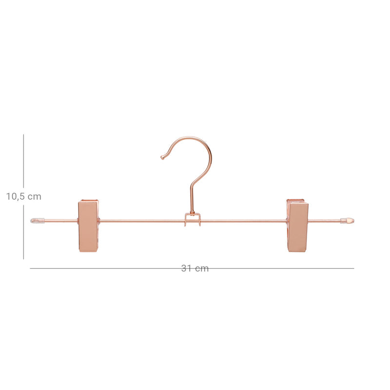 Kläderhängen - Hängen - Broek Hangers - Socks - Clothing Hanger - Underwear -Rosegoud