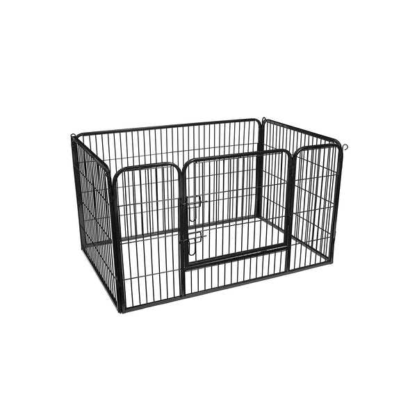 Puppyren - Puppyhek - Dierenbox voor honden - 122 x 80 x 70 cm - Zwart