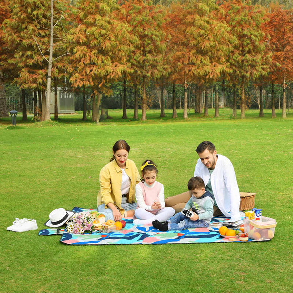 Picnic Rug - Beach Håndklæde - Campingtæppe - Vandtæt - 200x200cm