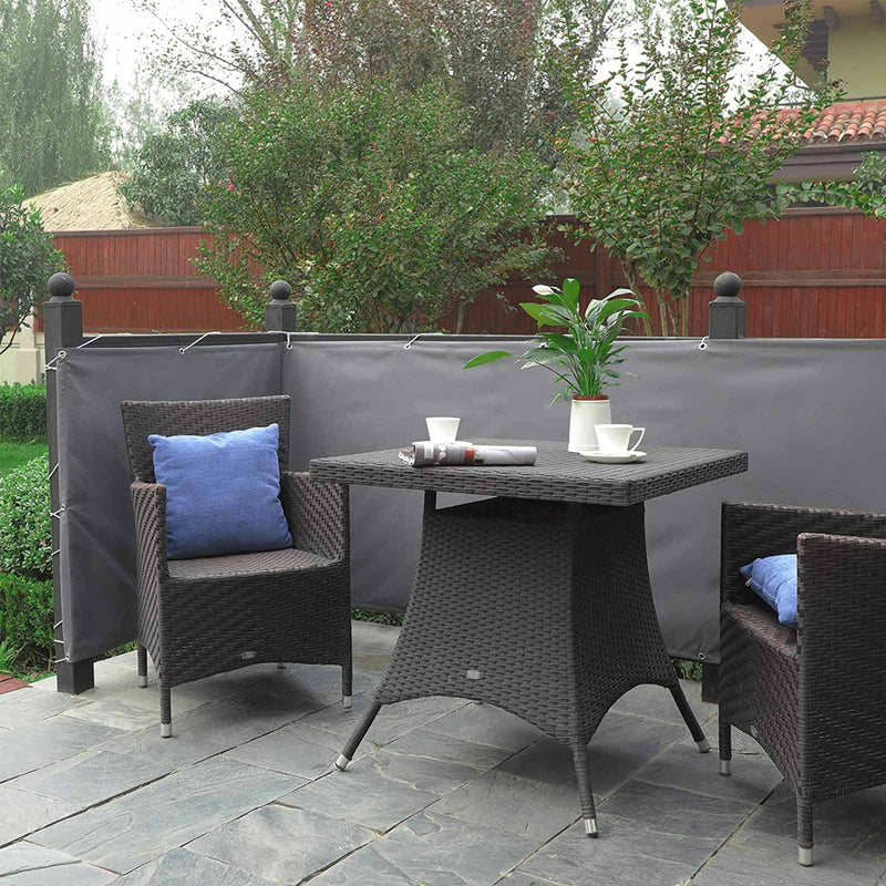 Écran de confidentialité - Anthracite - Protection des investissements - Balkonevoek - 500 x 90 cm - Gray