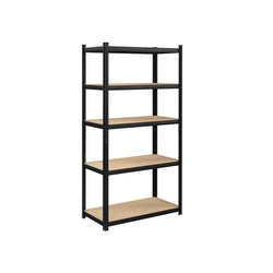 Rack de rangement avec 5 étagères - étagères réglables - 180 x 90 x 40 cm - jusqu'à 875 kg de capacité de charge - noir