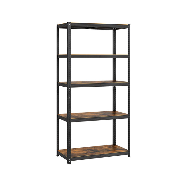 Säilytyskaappi - Standing Rack - säilytyskaappi - säilytyslevy - keittiön kaappi - kirjahylly - Vintage Brown / Black